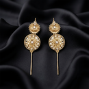 Urthn Gold Plated Round Ear cuff(Pack of 6)