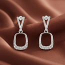 Urthn Silver Plated Austrian Stone Dangler Earrings