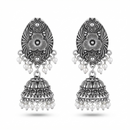 Urthn Lightweight Oxidised Jhumki Earrings for women(Pack of 3)