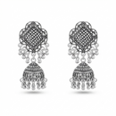 Urthn Lightweight Oxidised Jhumki Earrings for women(Pack of 3)