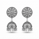 Urthn Stylish Oxidised Jhumki Earrings for Women(Pack of 3)