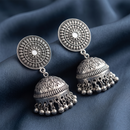 Urthn Stylish Oxidised Jhumki Earrings for Women