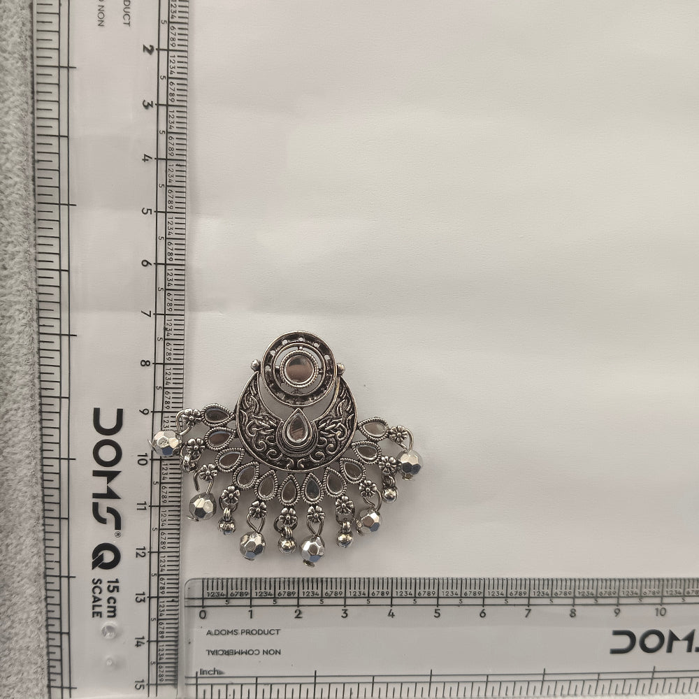 Urthn Fashion Oxidised with Mirror Dangler Earrings for Women(Pack of 3)