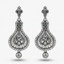 Urthn Fashion Oxidised with Mirror Dangler Earrings for Women(Pack of 3)