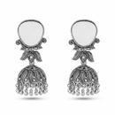Urthn Fashion Oxidised Mirror Jhumki Earrings for Girls & Women(Pack of 3)