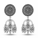 Urthn traditional oxidized silver jhumka earrings for Girls & Women(Pack of 3)
