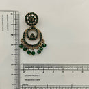 Urthn Designer Stone & Pearl Chandelier Earrings for Women(Pack of 3)