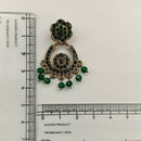 Urthn Designer Stone & Pearl Chandelier Earrings for Women(Pack of 3)