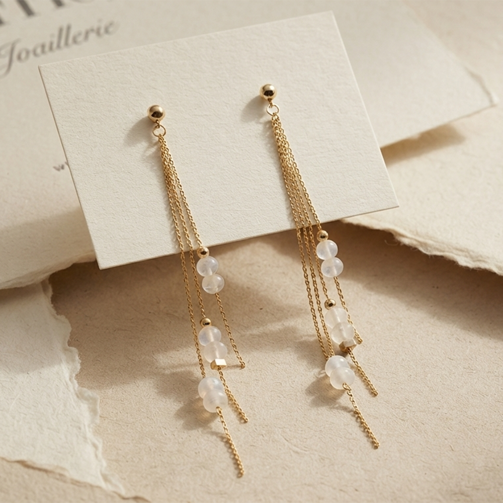 Urthn Trendy Long Tassel Earrings for Women Stylish Party & Festive Wear Jewellery(Pack Of 3)
