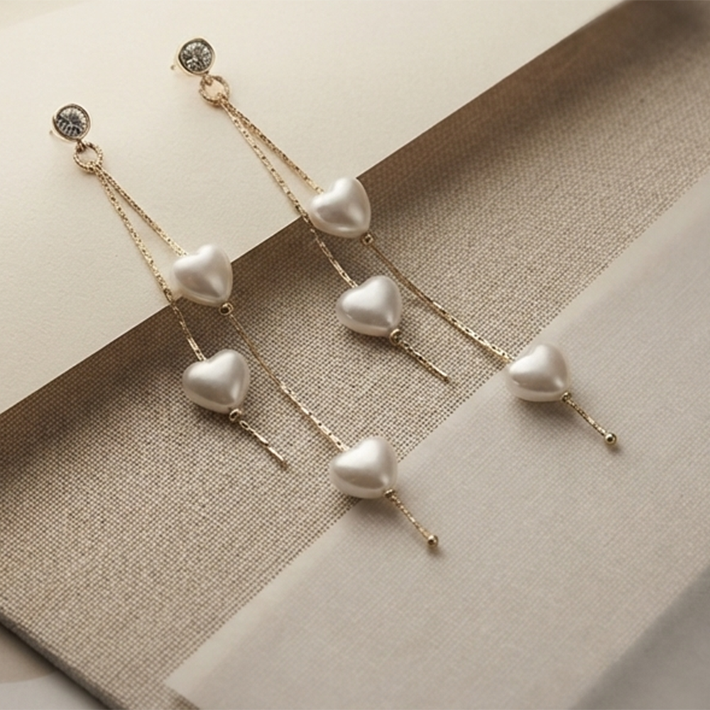 Urthn Trendy Long Tassel Earrings Drop for Women (Pack Of 3)