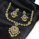 Sona Covering Royal Radiance Pota And Pearl Necklace Set