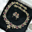 Sona Covering Sparkling Luxe Austrian Stone Necklace set