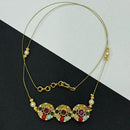 Sona Covering Lightweight Pota Stone Necklace Of Party Wear