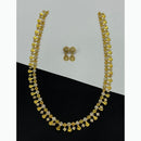 Sona Covering Lightweight Austrian Stone Long Necklace Set Of Party Wear