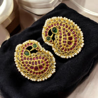 Sona Covering Elegant Designer Crystal Stone Stud Earrings