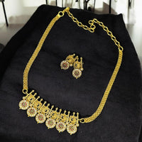 Sona Covering Glamorous Pota Stone And Austrian Stone Necklace Set
