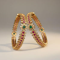 Sona Covering Premium Pota Stone Bangles Set