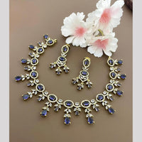 Sona Covering Glamorous Crystal Stone Necklace Set