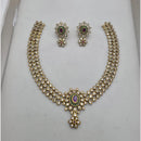 Sona Covering Glamorous Pota Stone And Austrian Stone Necklace Set