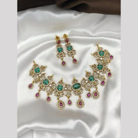 Sona Covering Glamorous Pota Stone And Austrian Stone Necklace Set