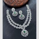 Sona Covering Fashion American Diamond Necklace Set