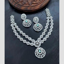 Sona Covering Fashion American Diamond Necklace Set