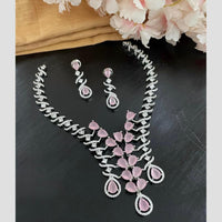 Sona Covering Fashion American Diamond Necklace Set