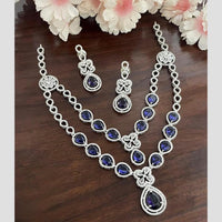 Sona Covering Fashion American Diamond Necklace Set