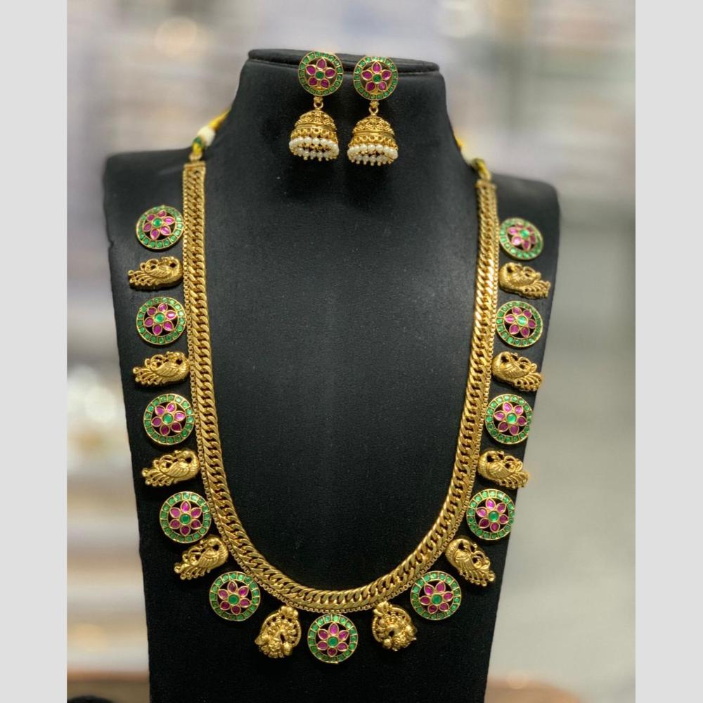 Sona Covering Fashion Pota Stone Necklace Set