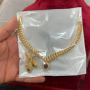 Sona Covering Glamorous Crystal Stone And Austrain Stone Necklace Set