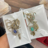 Sona Covering Glamorous Crystal Stone And Austrain Stone Necklace Set