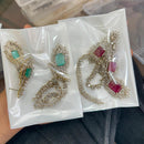 Sona Covering Glamorous Crystal Stone And Austrain Stone Necklace Set