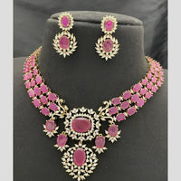 Sona Covering Designer American Daimond Necklace Set