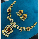 Sona Covering Glamorous Crystal Stone And Austrian Stone Necklace Set