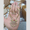 Sona Covering Glamorous Crystal Stone And Austrian Stone Necklace Set