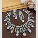 Sona Covering Glamorous Crystal Stone And Austrian Stone Necklace Set