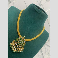Sona Covering Glamorous Pota Stone Pearl  And Beads Necklace Set