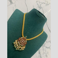 Sona Covering Glamorous Pota Stone Pearl  And Beads Necklace Set