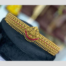 Sona Covering Traditional Jadau Pota Stone And Pearl Temple Design Kamarbandh for Women