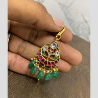 Sona Covering Designer Pota Stone And Beads Jadau Maangtikka