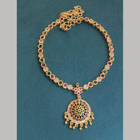 Sona Covering Elegant Pota Stone And Pearl Necklace