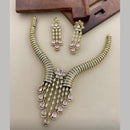 Sona Covering Glamorous Crystal Stone And Austrian Stone Necklace Set