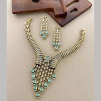 Sona Covering Glamorous Crystal Stone And Austrian Stone Necklace Set