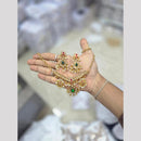 Sona Covering Luxury  Pota Stone And Pearl Necklace Set