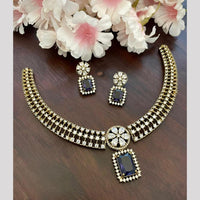 Sona Covering American Diamond Necklace Set with Matching Earrings