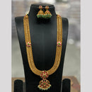 Sona Covering Luxury  Pota Stone Pearl And Beads Long Necklace Set