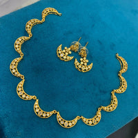 Sona Covering Sparkling Crystal Stone Elegant Necklace Set