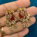 Sona Covering Graceful Crystal Stone And Pearl Dangler Earrings