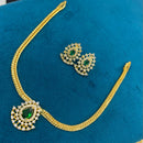 Sona Covering Sparkling Austrian Stone And Pota Stone Elegant Necklace Set