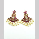 Sona Covering Royal Pota Stone And Pearl Dangler Earrings